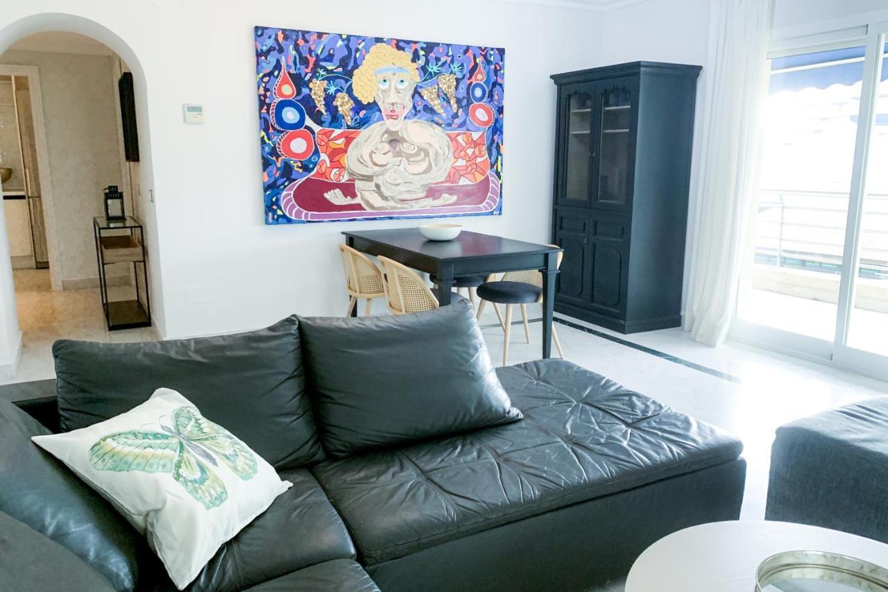 3 Room Lux Apt Puerto Banus-Terrace 5 Min To Beach Marbella Luaran gambar