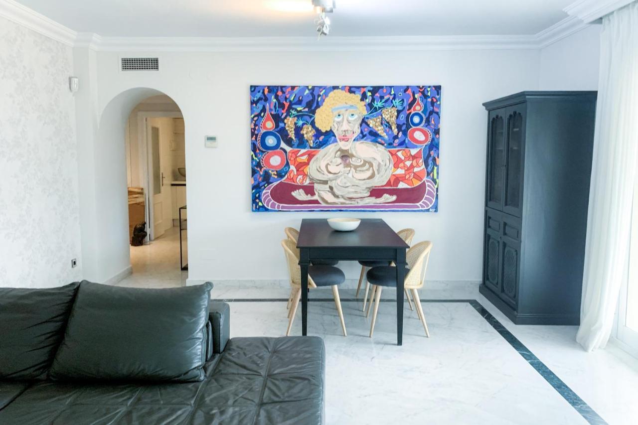 3 Room Lux Apt Puerto Banus-Terrace 5 Min To Beach Marbella Luaran gambar